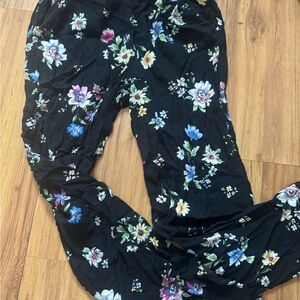 H&M Kids Floral Bottoms - Black Multicolor